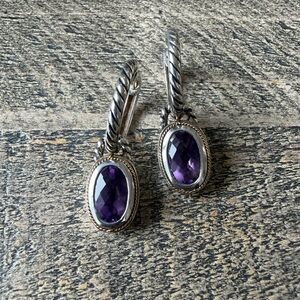 EFFY Amethyst, Sterling and 18K Gold Earrings